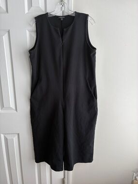 Eileen Fisher cropped midi jumpsuit